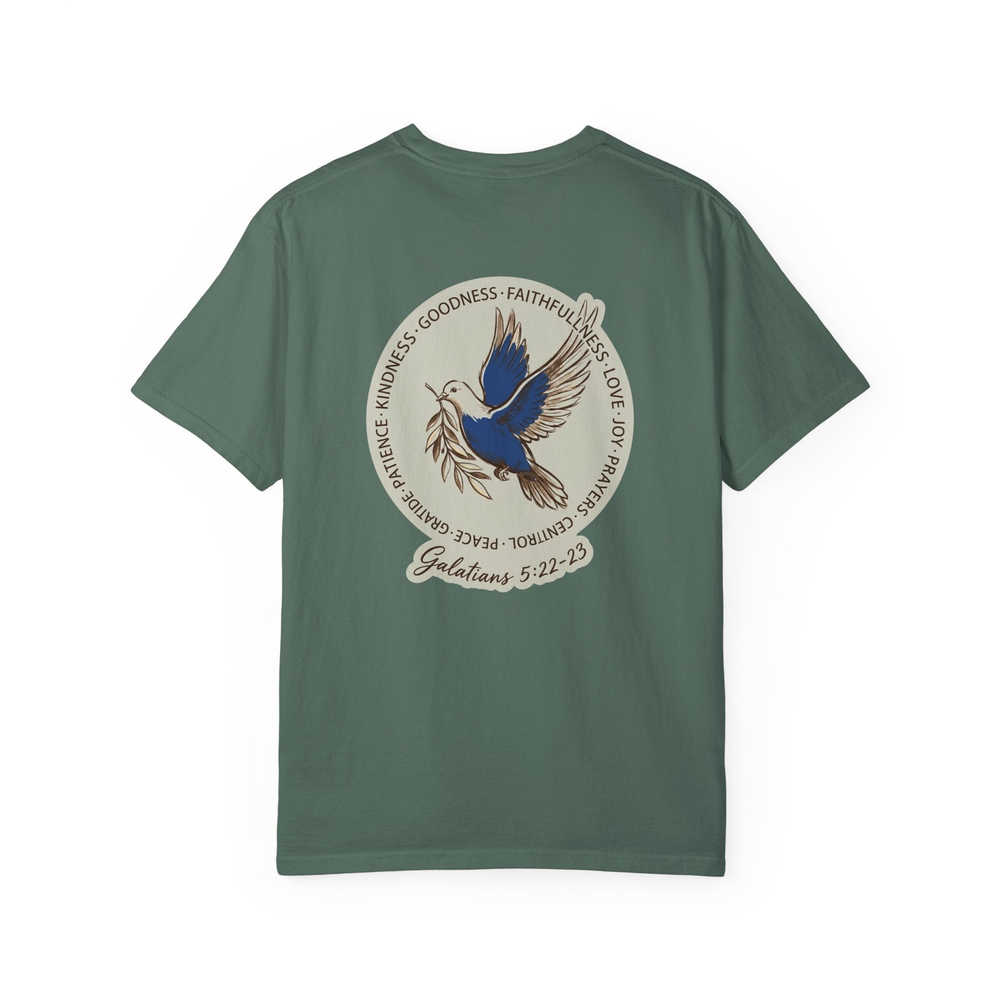 Christian Dove T-Shirt — Galatians 5:22-23 Fruit of the Spirit Tee