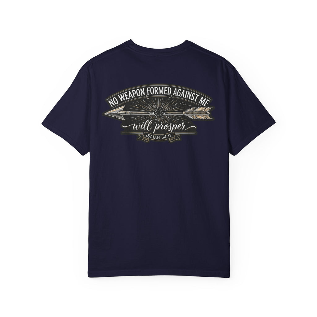 No weapon T-shirt | Christian Cross Tee