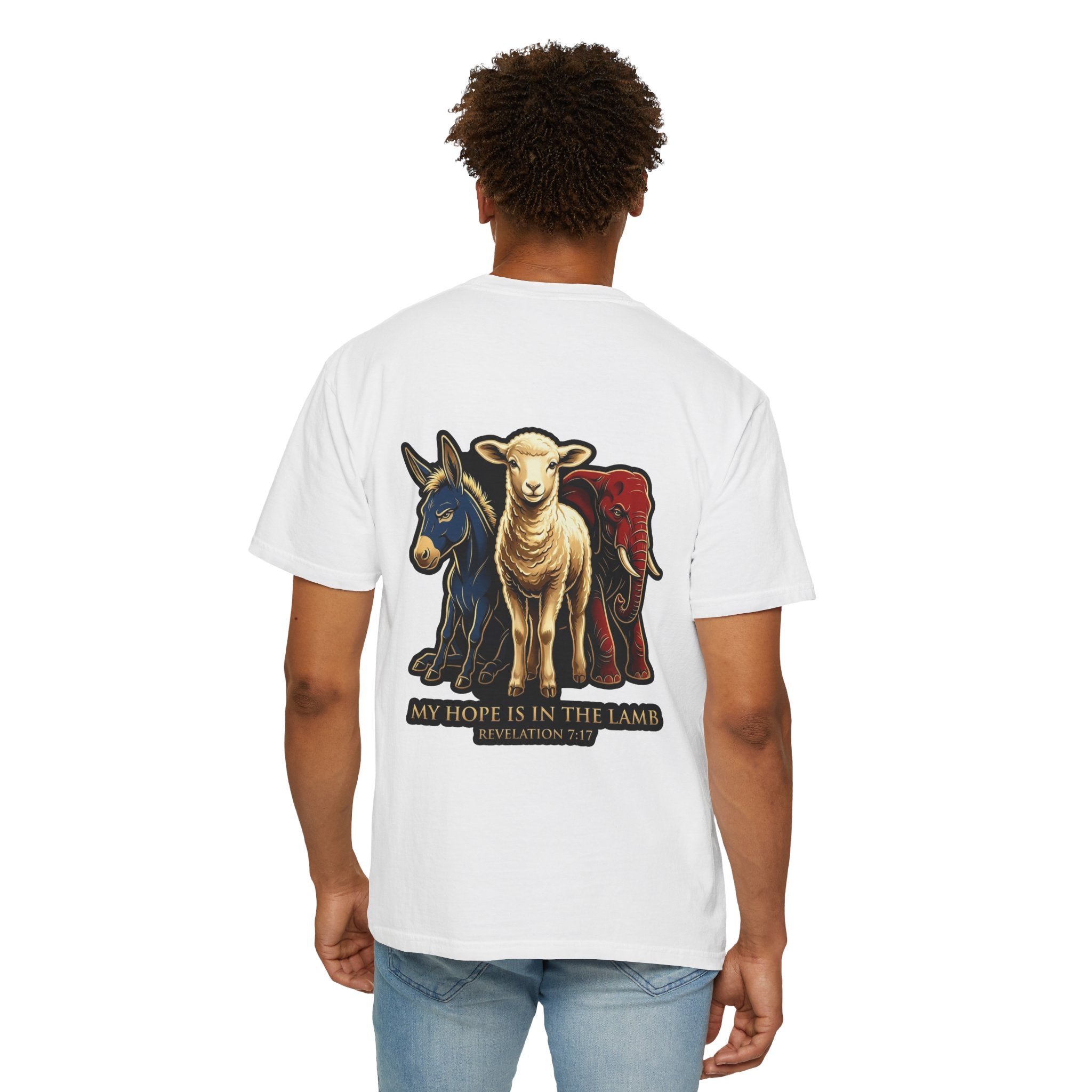 Christian Lamb Tee — "My Hope Is In The Lamb" Graphic T-Shirt