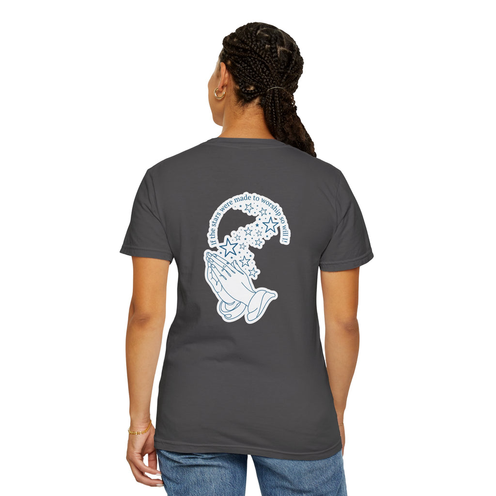 Praying Hands Cross T‑Shirt — Christian Faith Graphic Tee