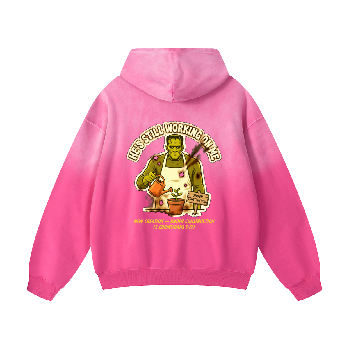 Franky Heavyweight Sunfade Oversized Hoodie