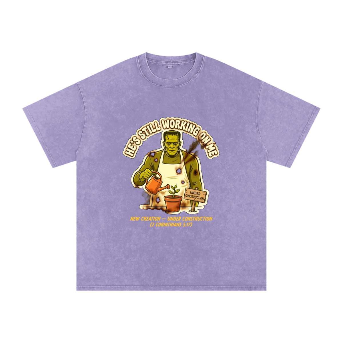 Franky Snow Washed Oversized Cotton T-Shirt