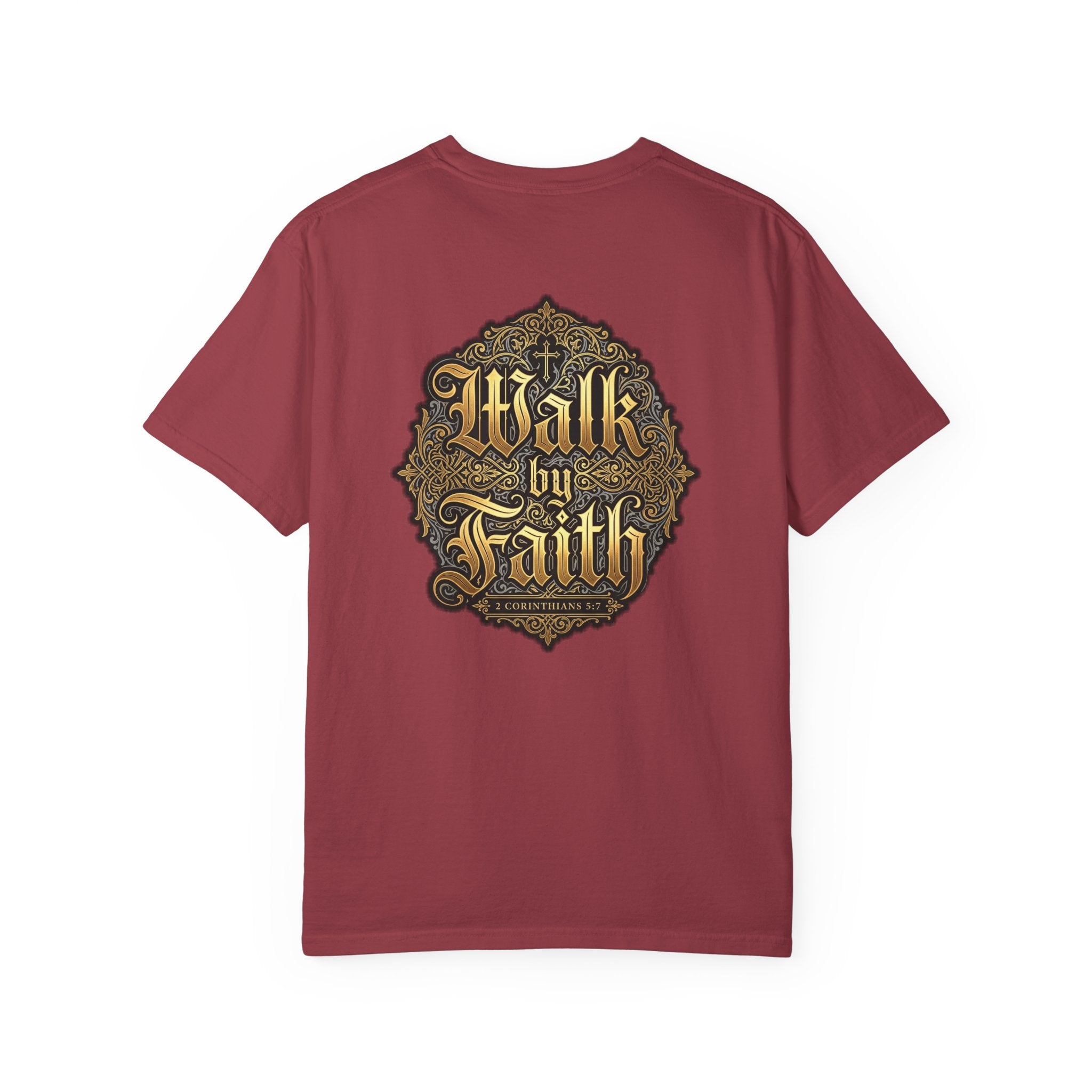 Walk by Faith T-shirt | Christian Cross Tee ALT COLOR
