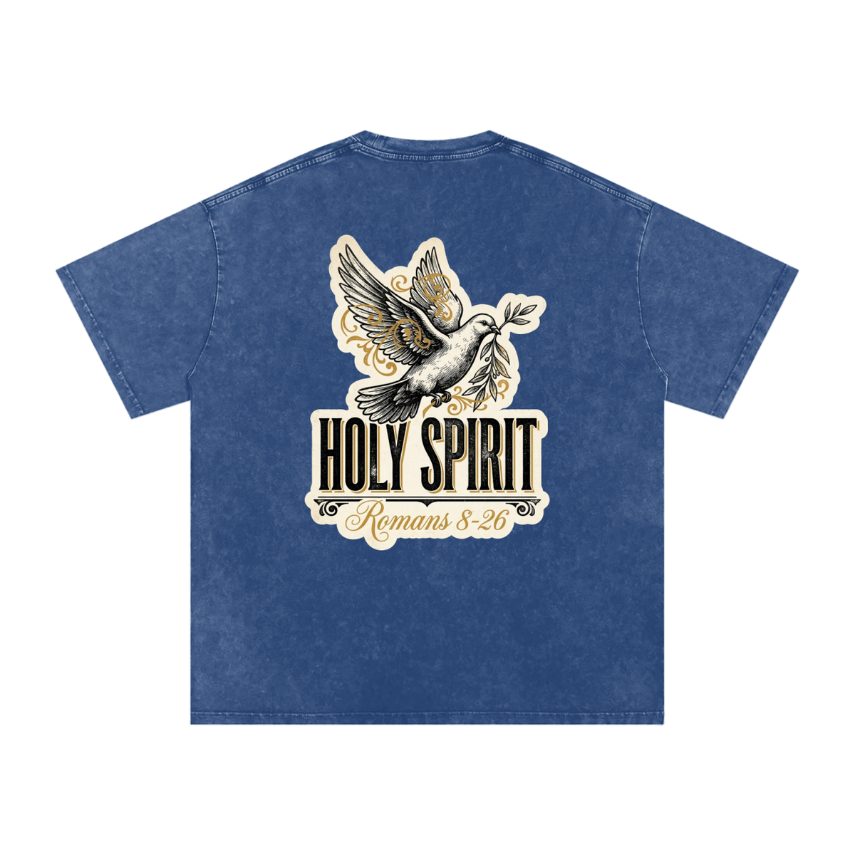 Holy spirt Snow Washed Oversized Cotton T-Shirt