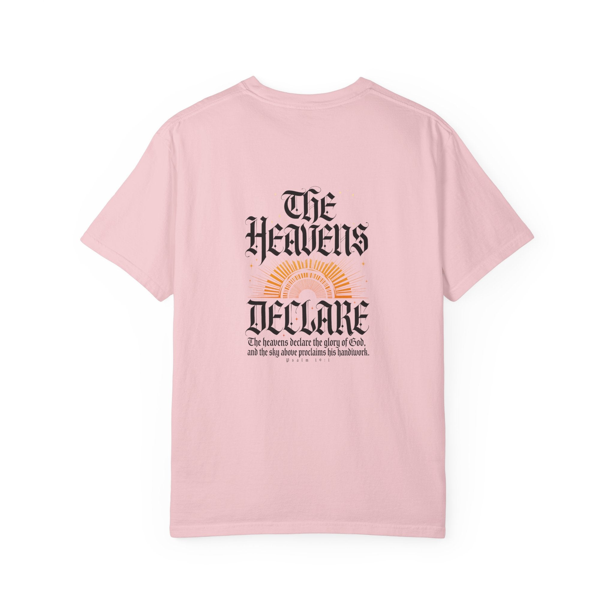 The heavens declare T-shirt | Christian Cross Tee LIGHT