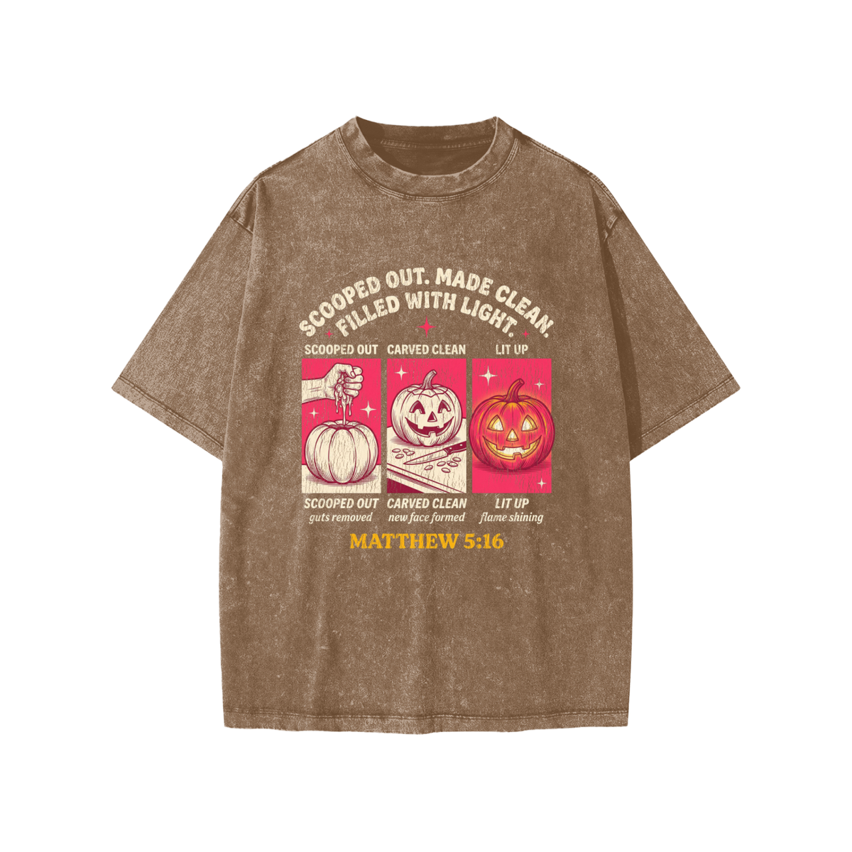 Scooped out Snow Washed Kids' T-Shirt