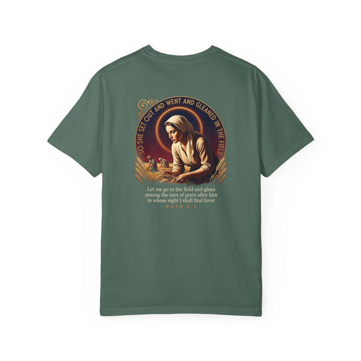 Christian Cross T-Shirt — Ruth Gleaning in the field