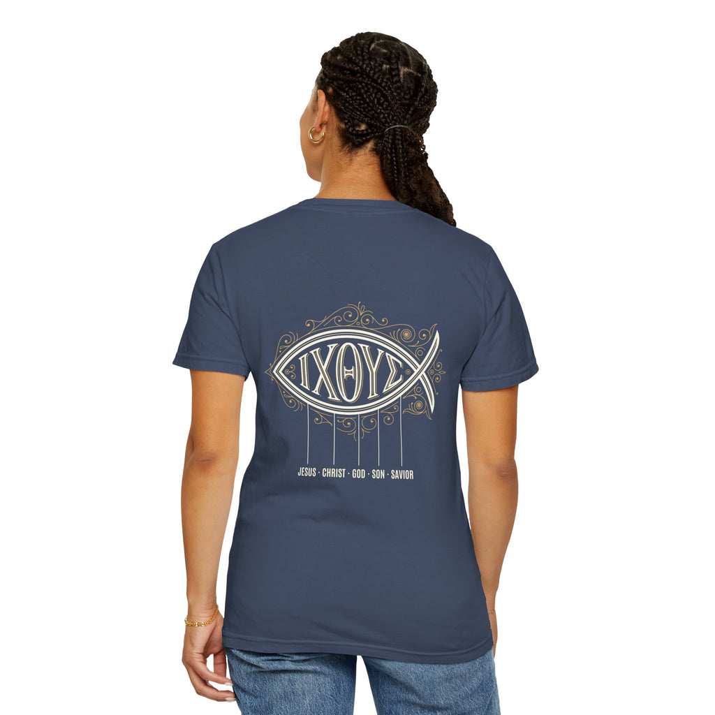 Christian Fish Symbol T-Shirt — Ichthys Faith Tee