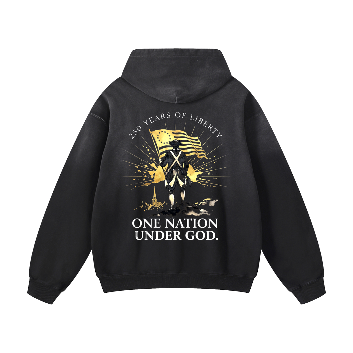 One Nation Heavyweight Sunfade Oversized Hoodie