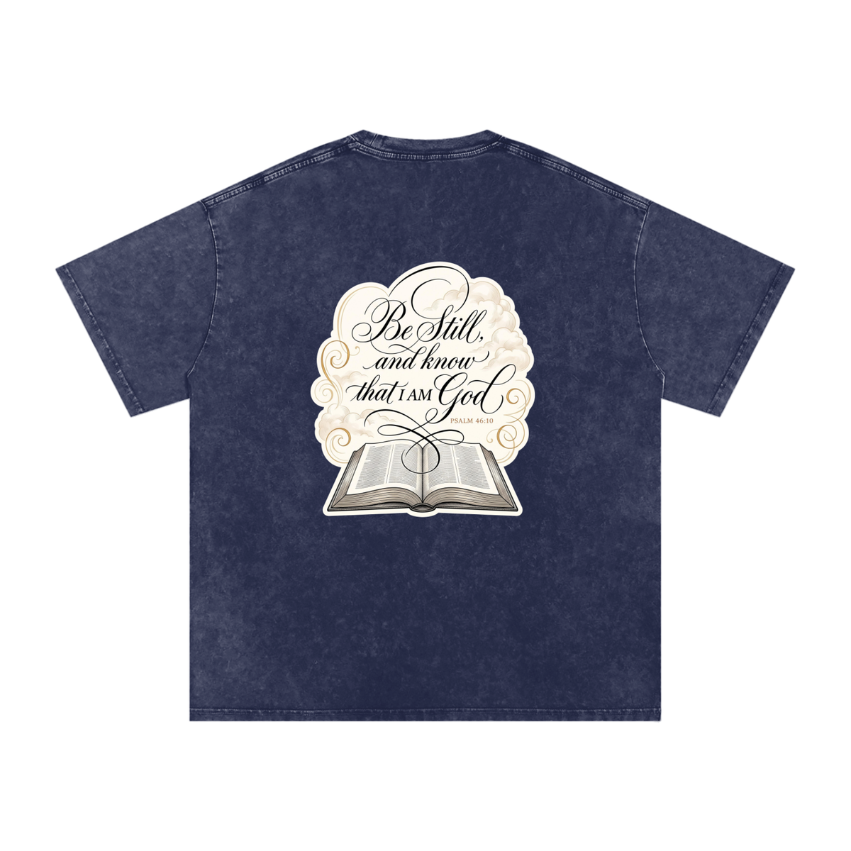 I AM Snow Washed Oversized Cotton T-Shirt