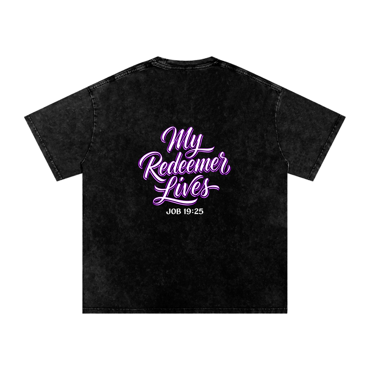 Redeemer Snow Washed Oversized Cotton T-Shirt
