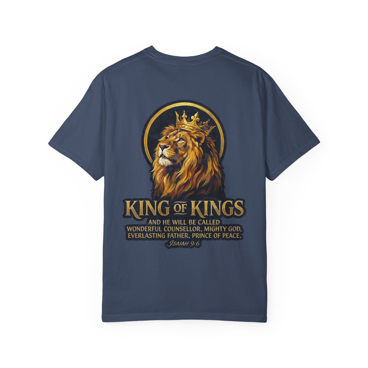 King of Kings T-Shirt — Lion Crown Christian Tee