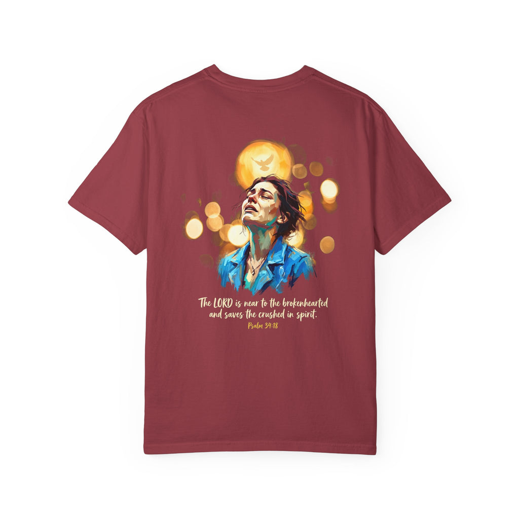 Saves the crushed in spirit T-shirt | Christian Cross Tee