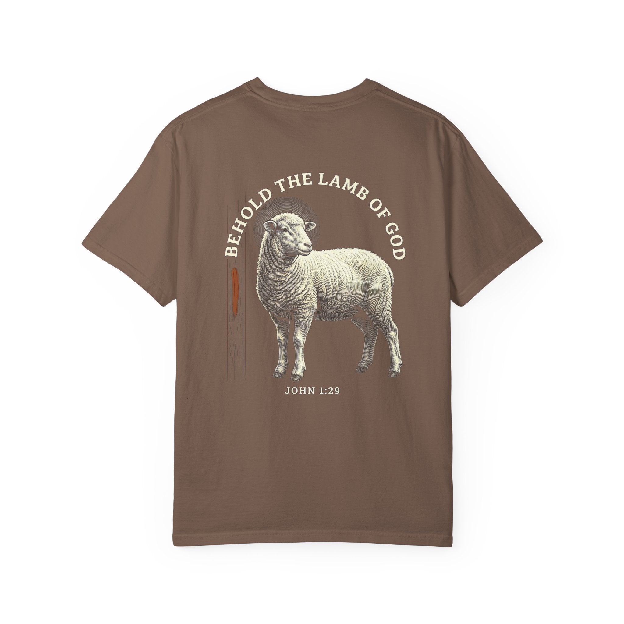 Behold the Lamb T-Shirt — Christian Cross & Lamb Graphic Tee (John 1:29)