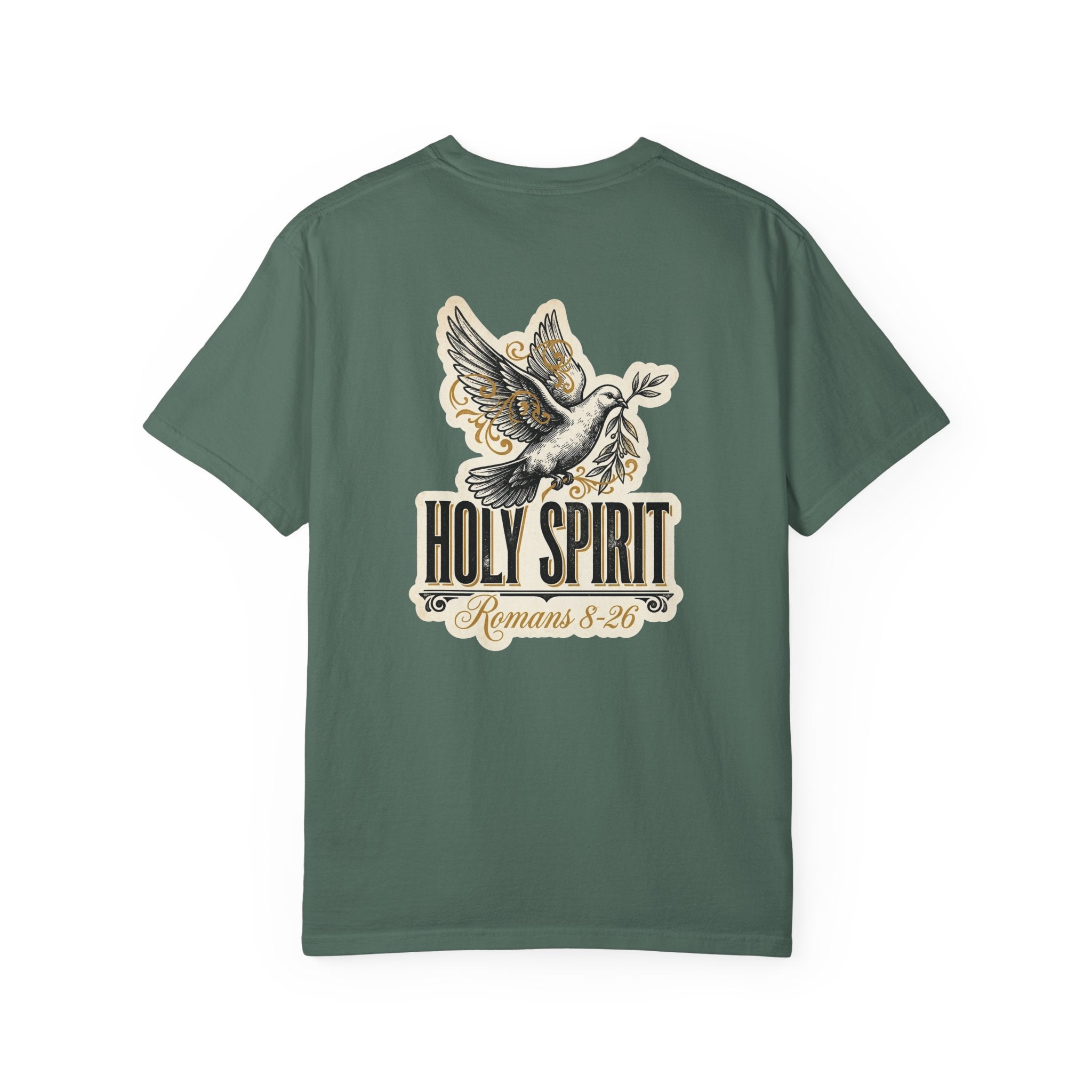 Holy Spirit Dove T‑Shirt — Romans 8:20 Christian Tee