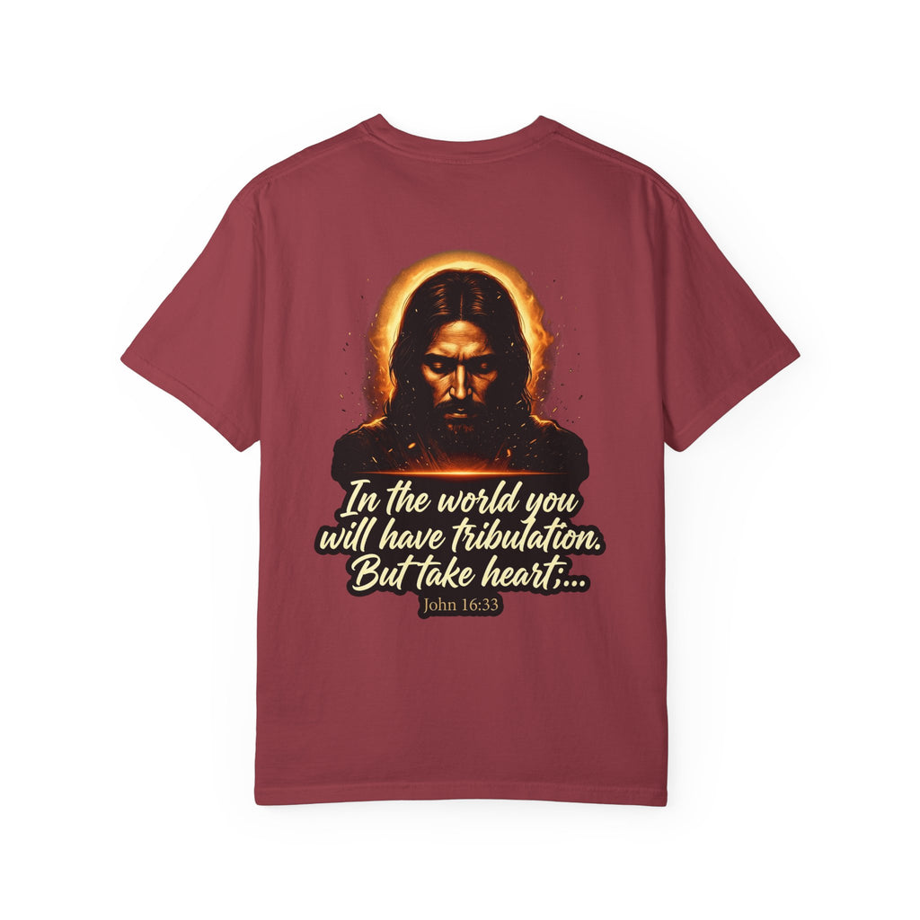 But take heart T-shirt | Christian Cross Tee