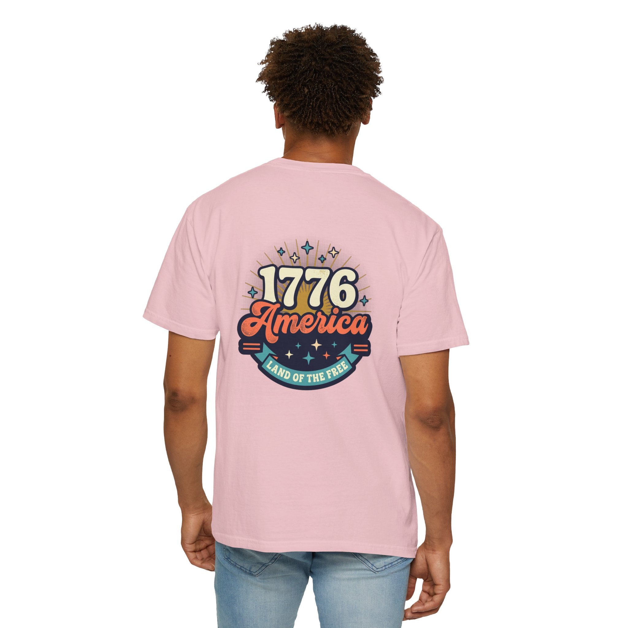 America 1776 Graphic T-Shirt — Patriotic ‘Land of the Free’ Tee