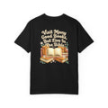 Bible Quote T-Shirt — "Visit Many Good Books, But Live In The Bible" Christian Cross Tee — Christian graphic back print