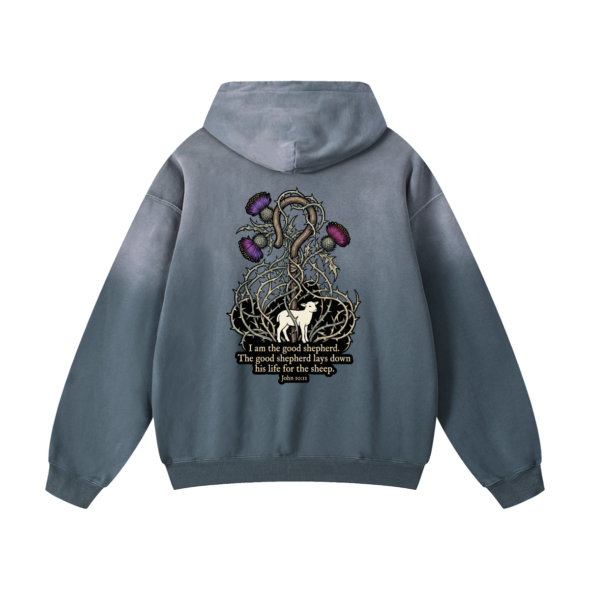Good Shepherd Heavyweight Sunfade Oversized Hoodie