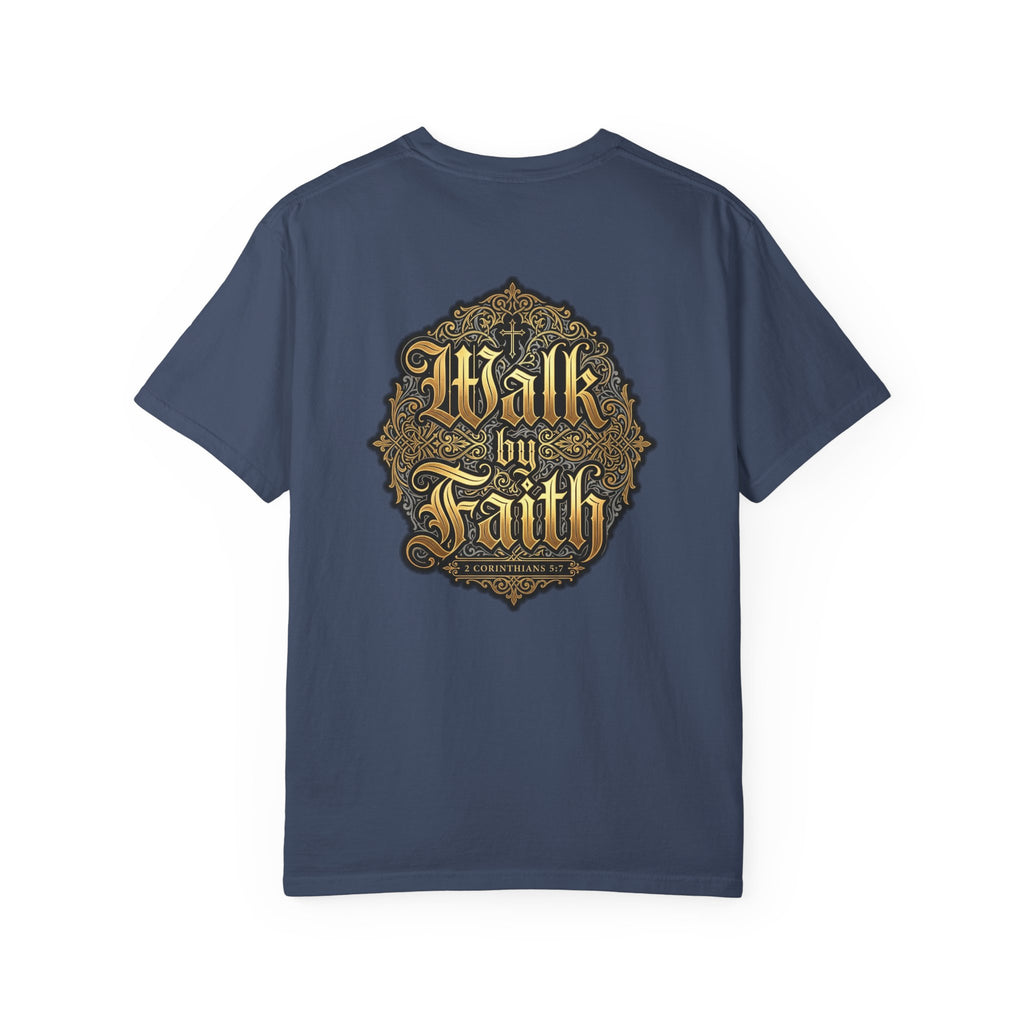 Walk by Faith T-shirt | Christian Cross Tee ALT COLOR
