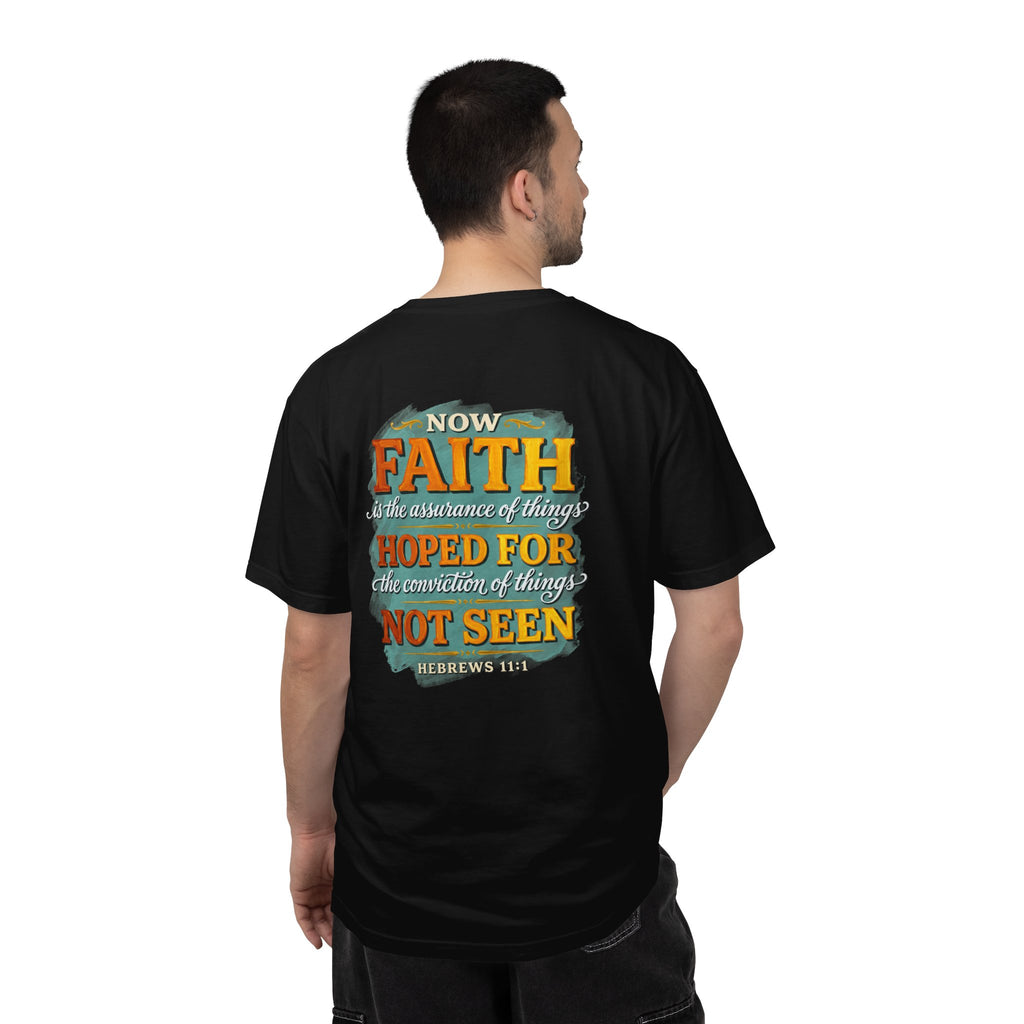 Faith Quote T-Shirt – "Now Faith...Hoped For, Not Seen" Christian Tee