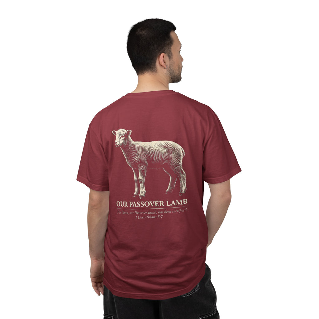 Passover Lamb T-Shirt — 'Our Passover Lamb' Religious Graphic Tee