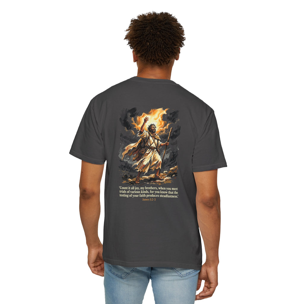 Biblical Jesus Walking on Water T-Shirt — Inspirational Scripture Graphic Tee