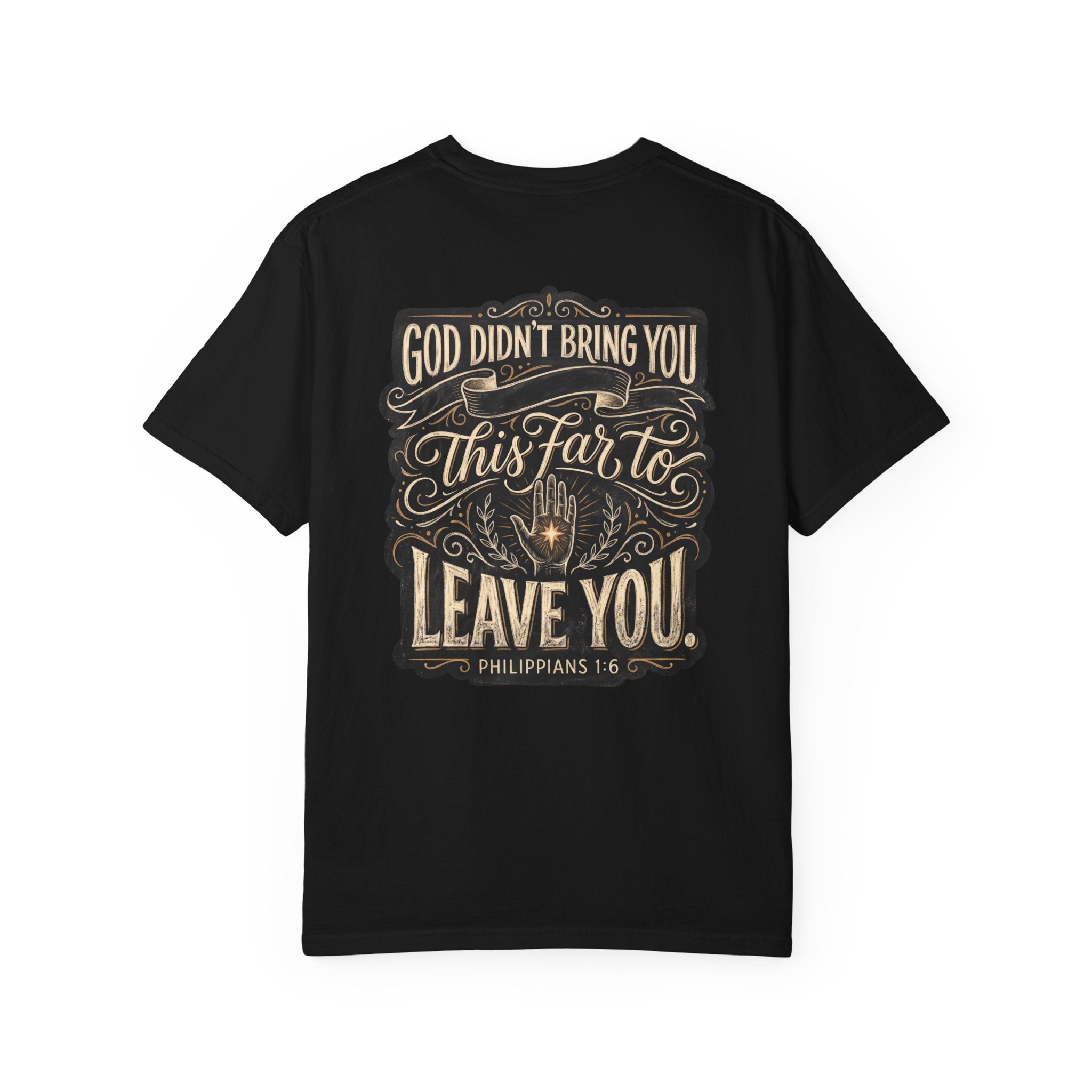 Christian Cross T‑Shirt — "God Didn’t Bring You This Far to Leave You" Scripture Tee
