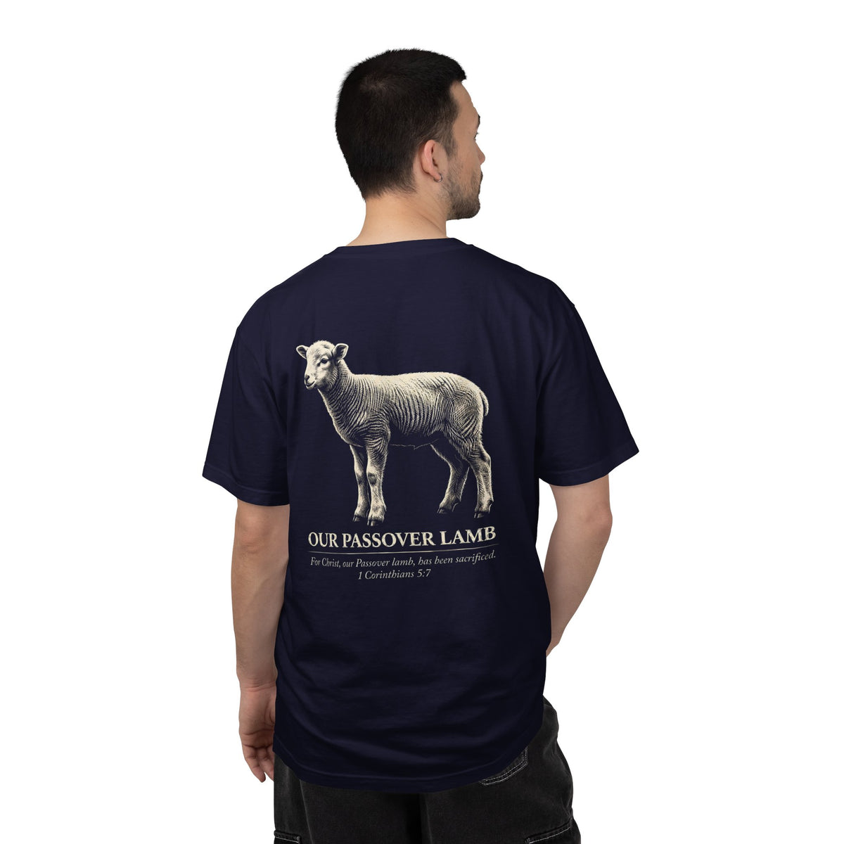 Passover Lamb T-Shirt — 'Our Passover Lamb' Religious Graphic Tee