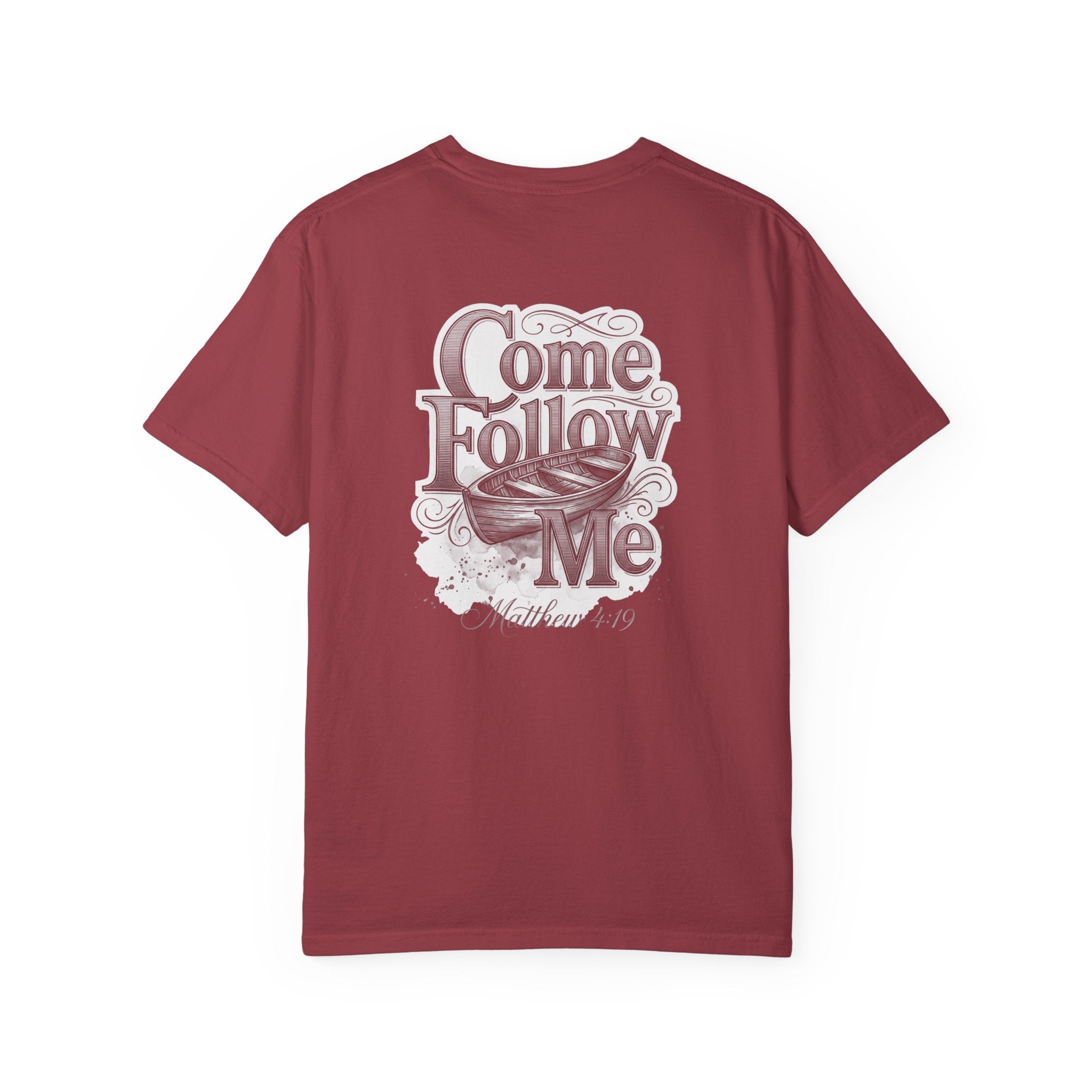 Come follow me Christian Cross T-Shirt — "I Surrender All" Vintage Faith Graphic Tee