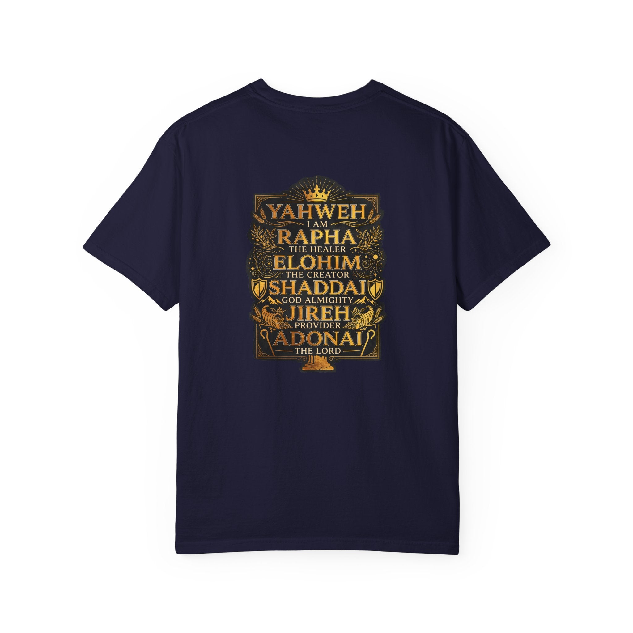 Faith Names T-Shirt — Yahweh I Am Back Graphic Tee