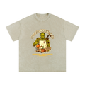 Franky Snow Washed Oversized Cotton T-Shirt