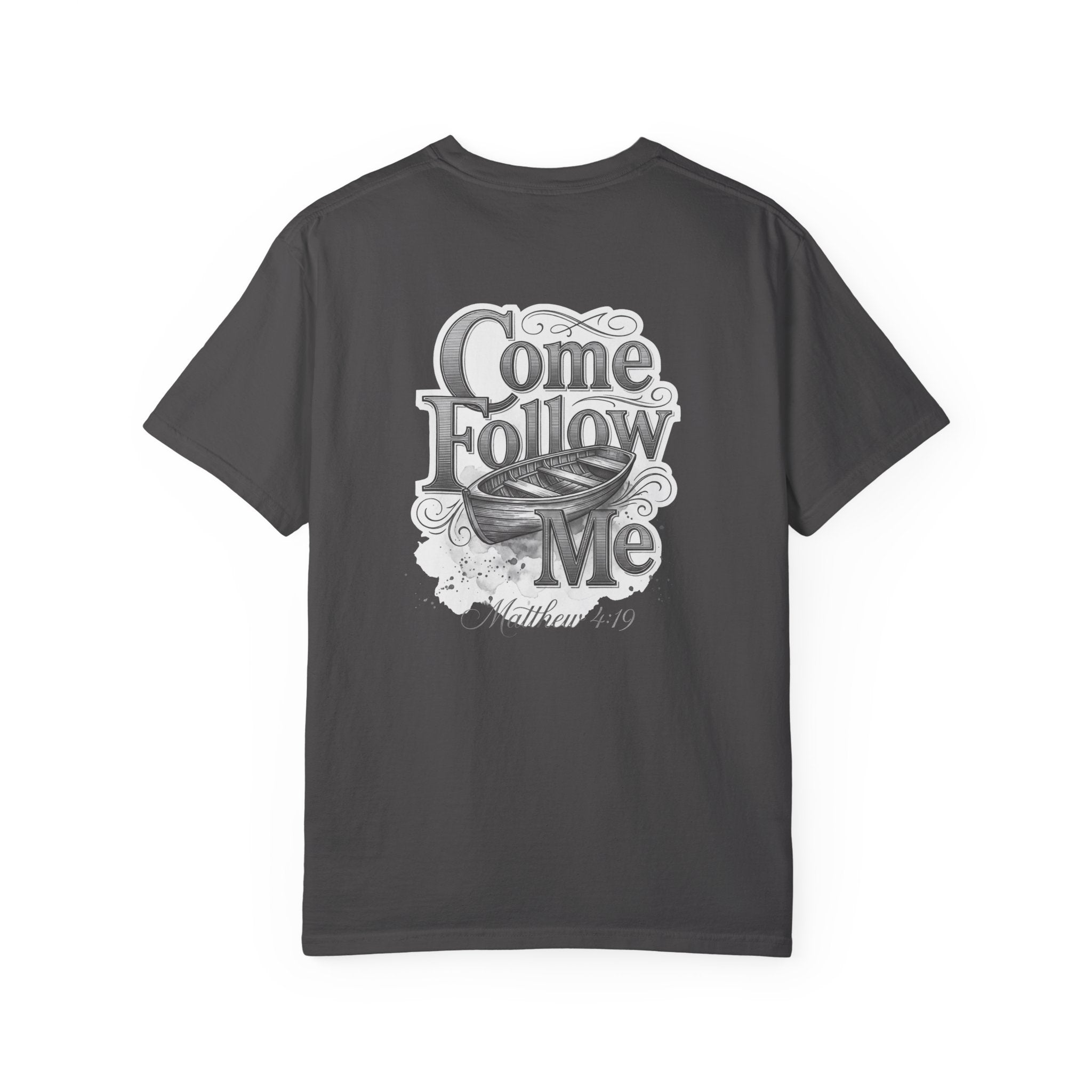 Come follow me Christian Cross T-Shirt — "I Surrender All" Vintage Faith Graphic Tee
