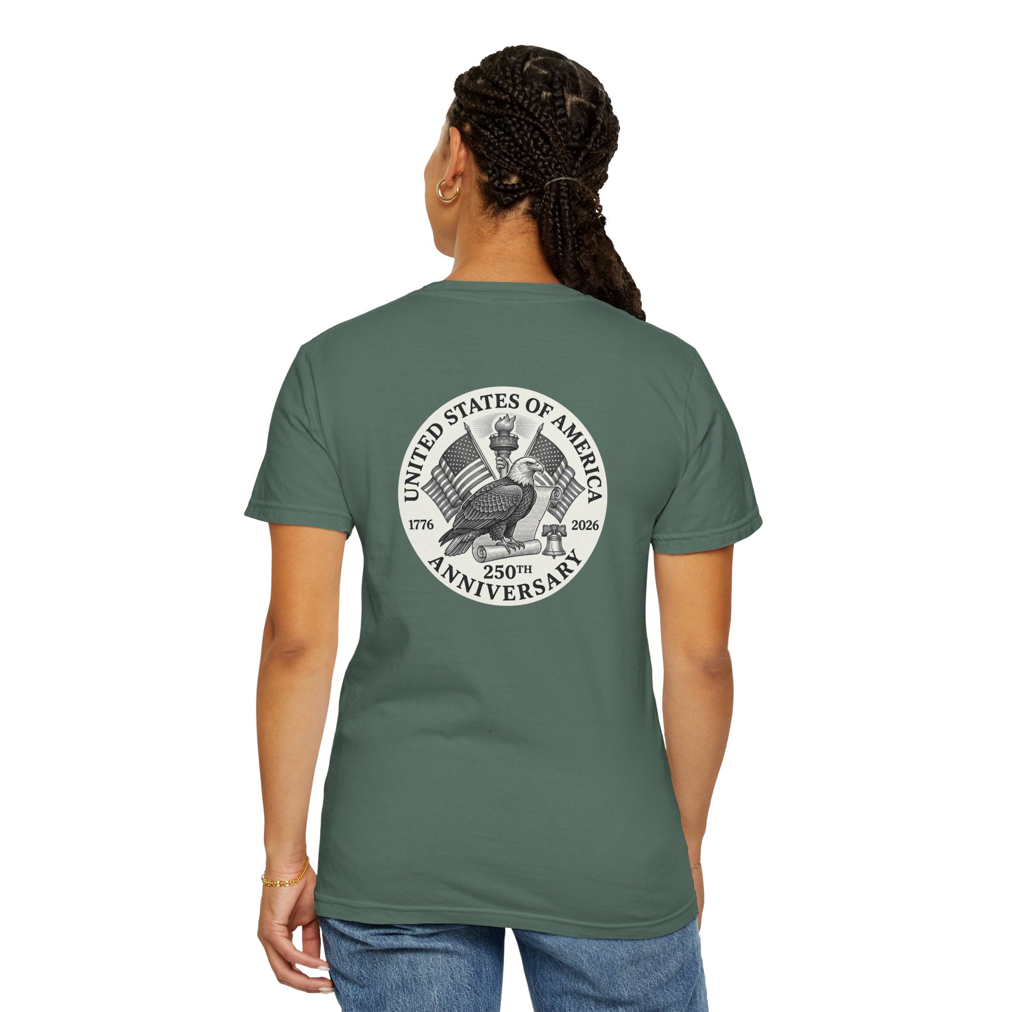 America 250th Anniversary T‑Shirt — Vintage Eagle Seal Tee