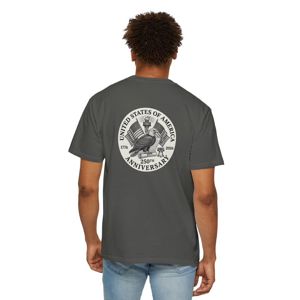 America 250th Anniversary T‑Shirt — Vintage Eagle Seal Tee
