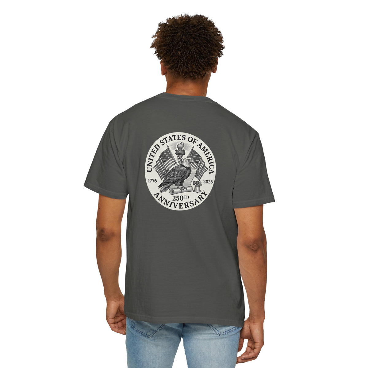America 250th Anniversary T‑Shirt — Vintage Eagle Seal Tee
