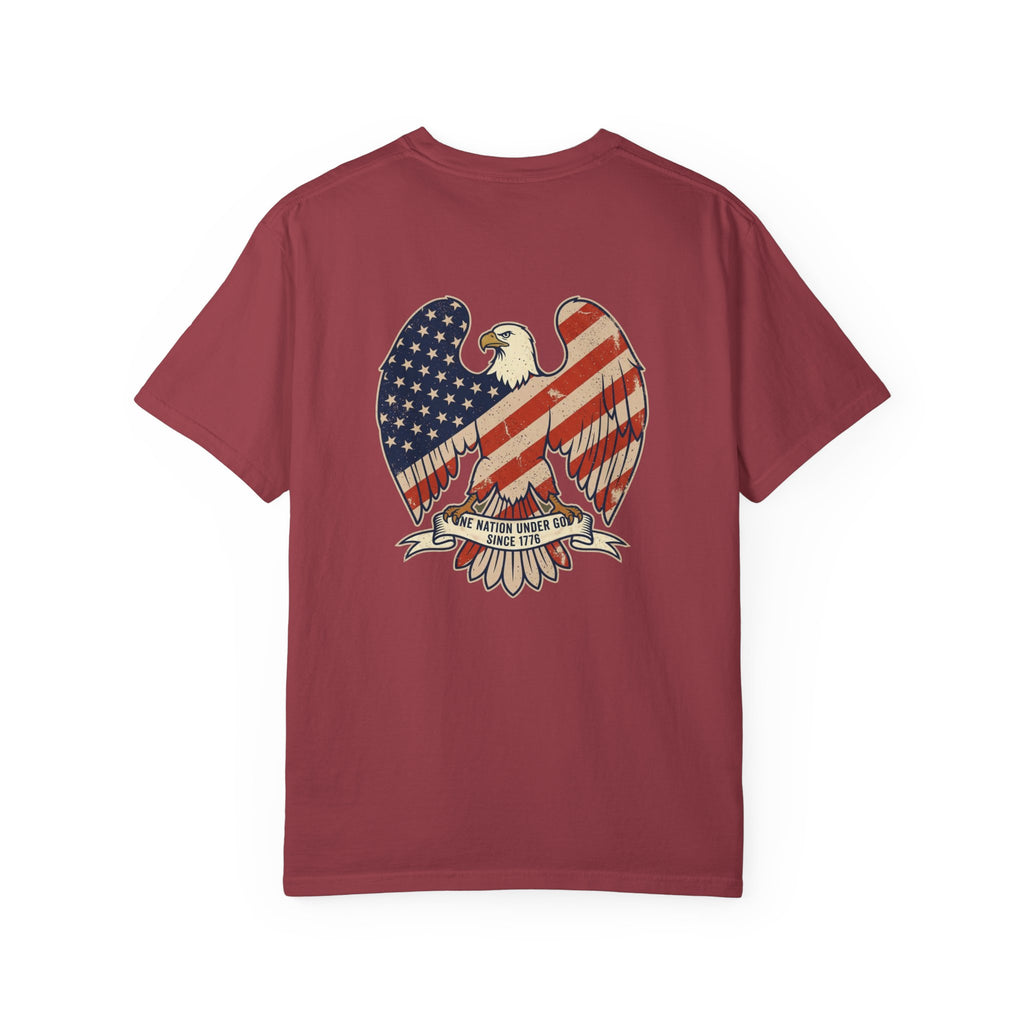One Nation 02 T-shirt | Christian Cross Tee