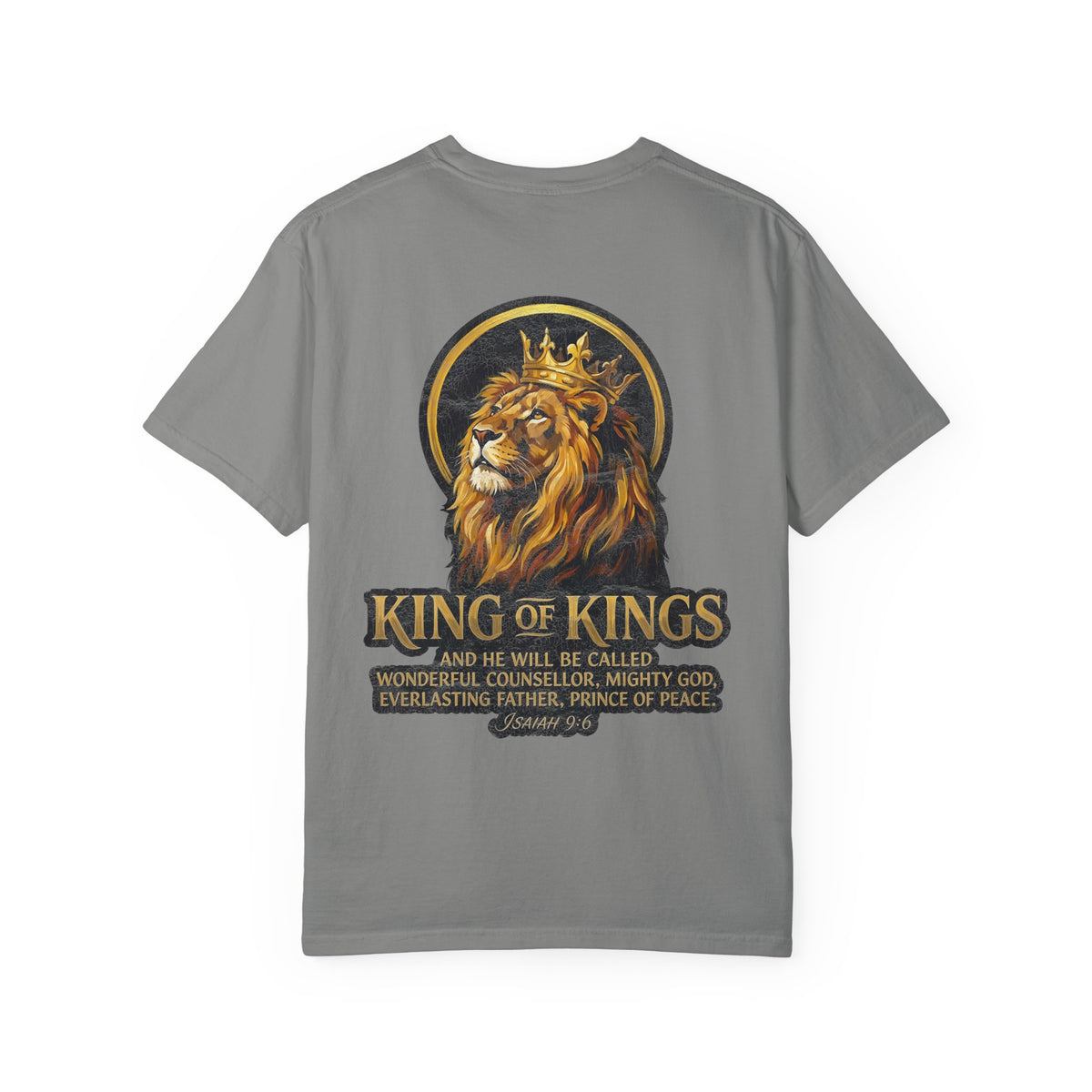 King of Kings T-Shirt — Lion Crown Christian Tee
