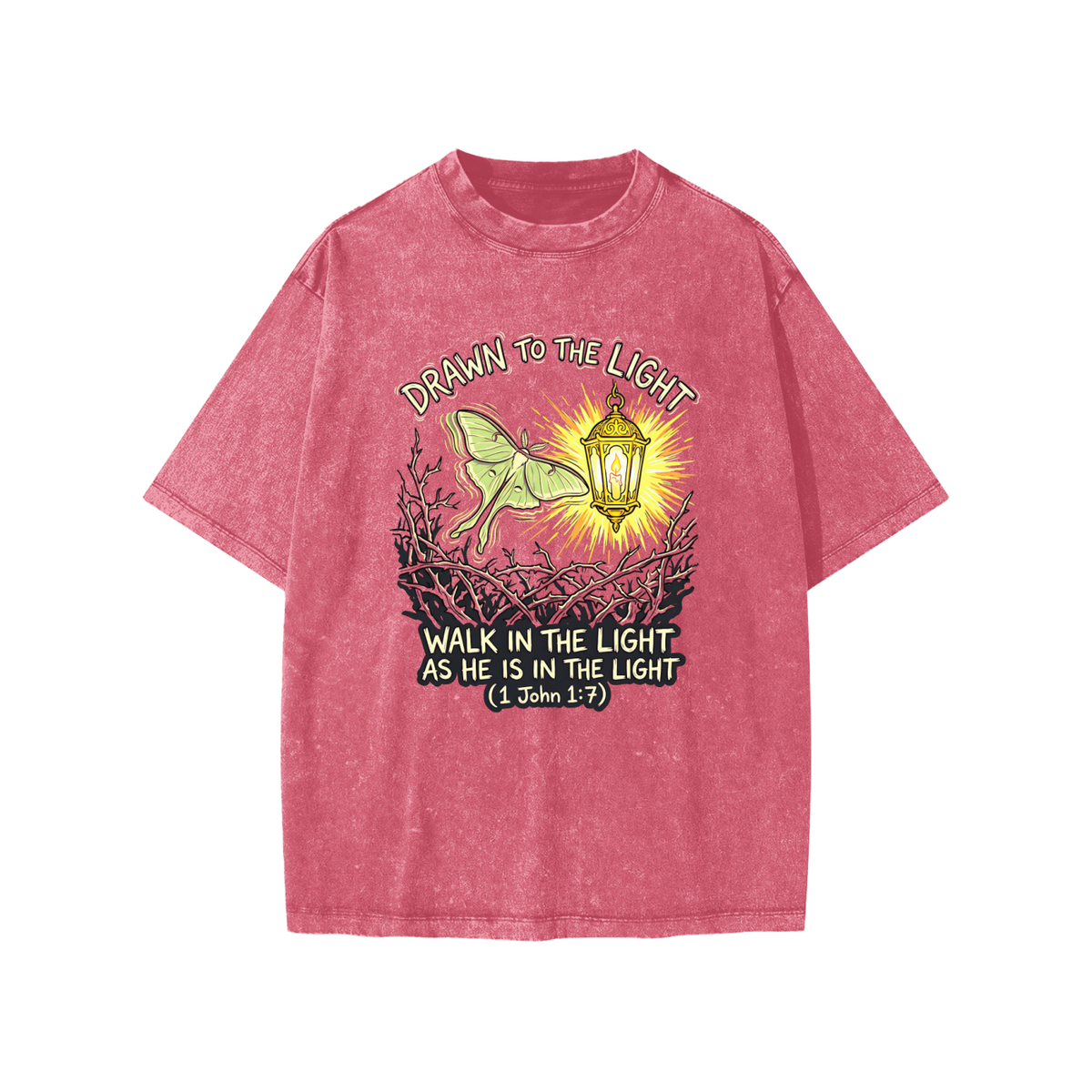 Moth Snow Washed Kids' T-Shirt