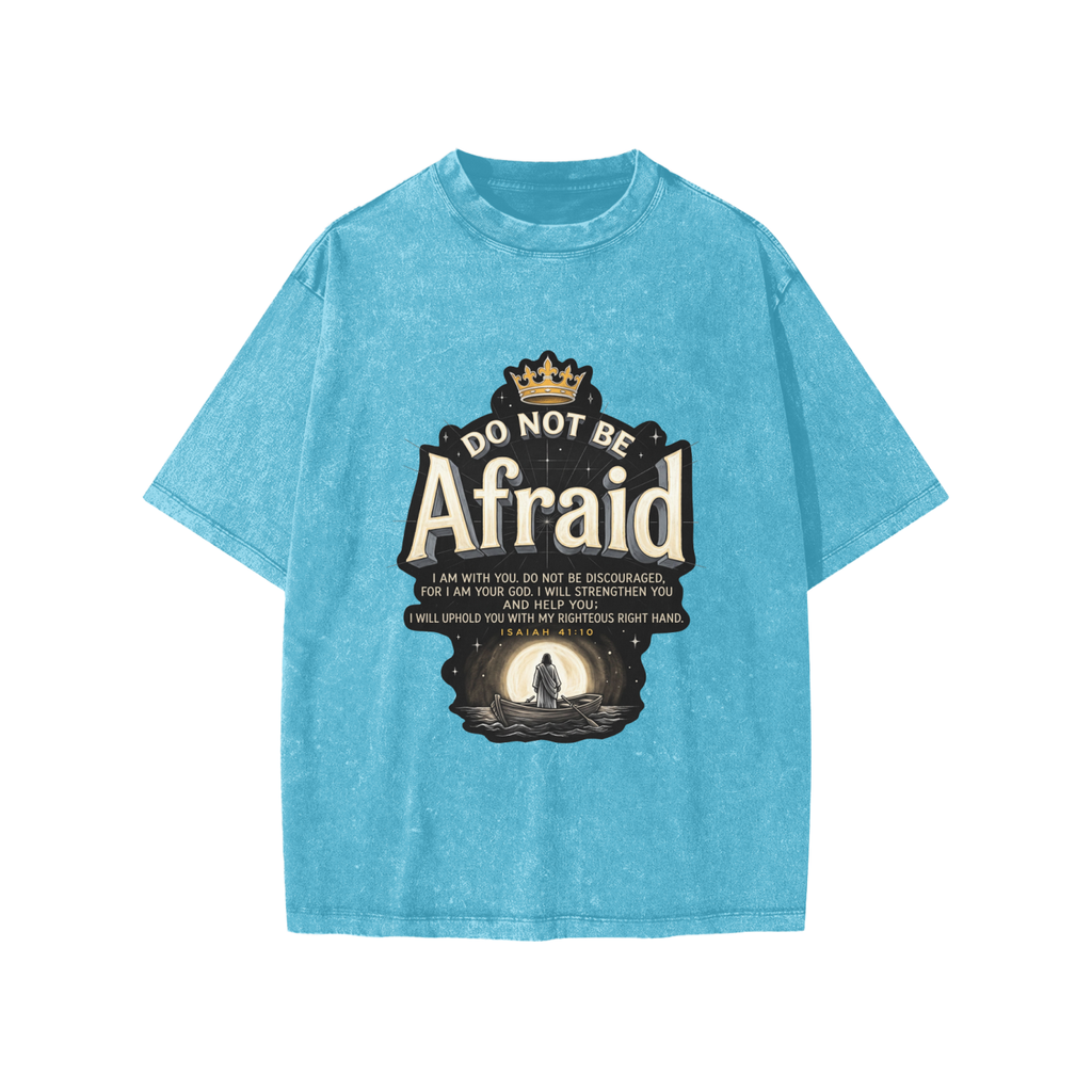 Afraid Snow Washed Kids' T-Shirt