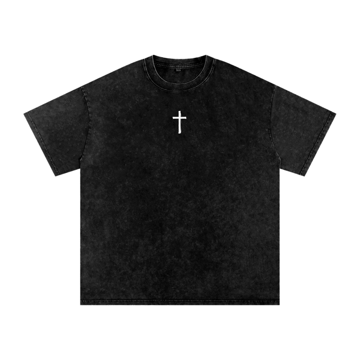 Walk in his ways Snow Washed Oversized Cotton T-Shirt