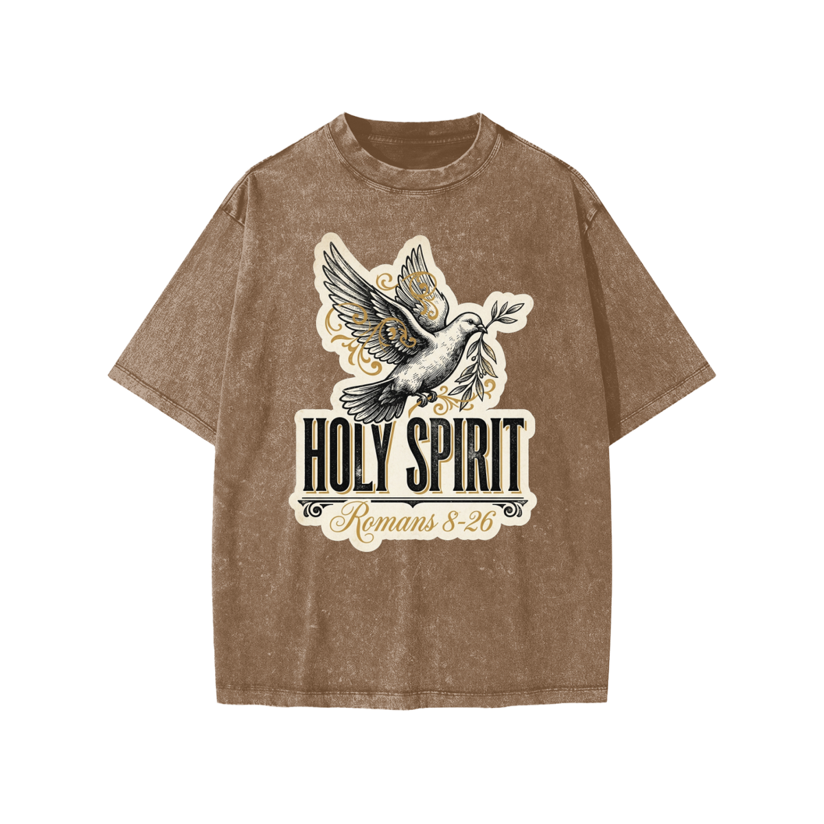 Holy Spirit Snow Washed Kids' T-Shirt