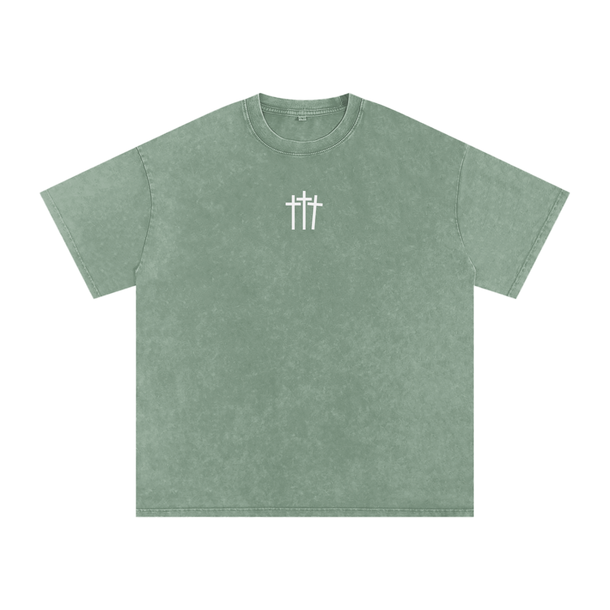 America Snow Washed Oversized Cotton T-Shirt