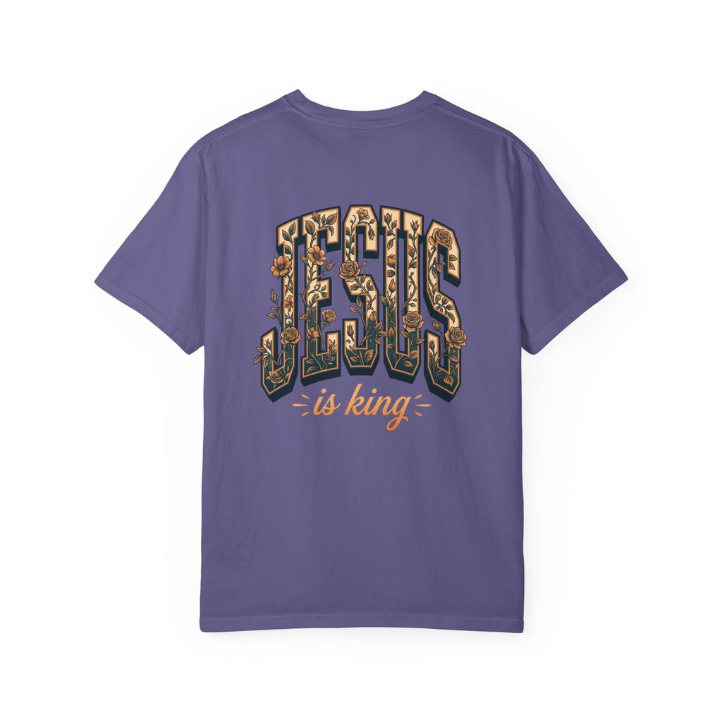 Jesus Is King T-Shirt — Three Crosses Graphic Christian Tee