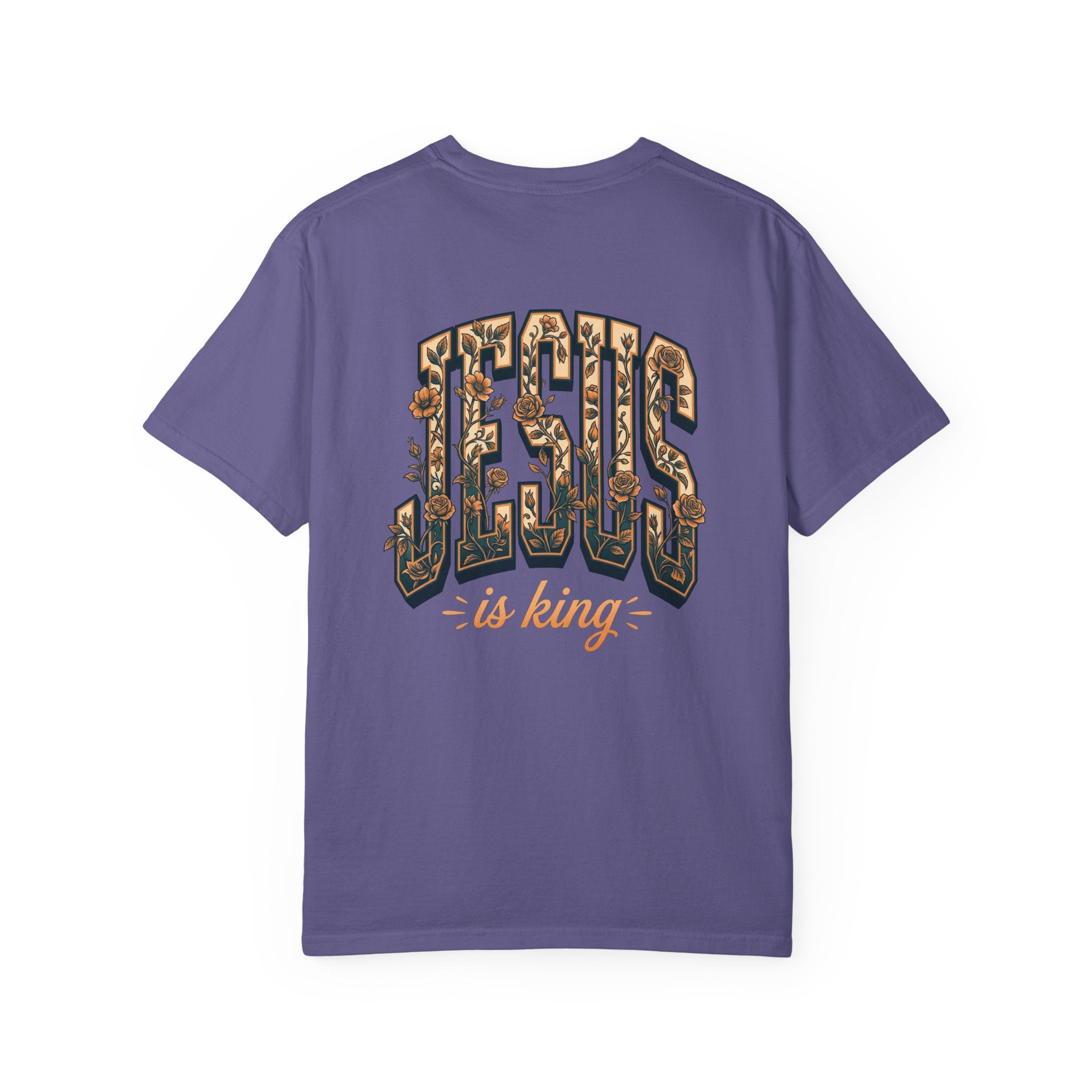 Jesus Is King T-Shirt — Three Crosses Graphic Christian Tee