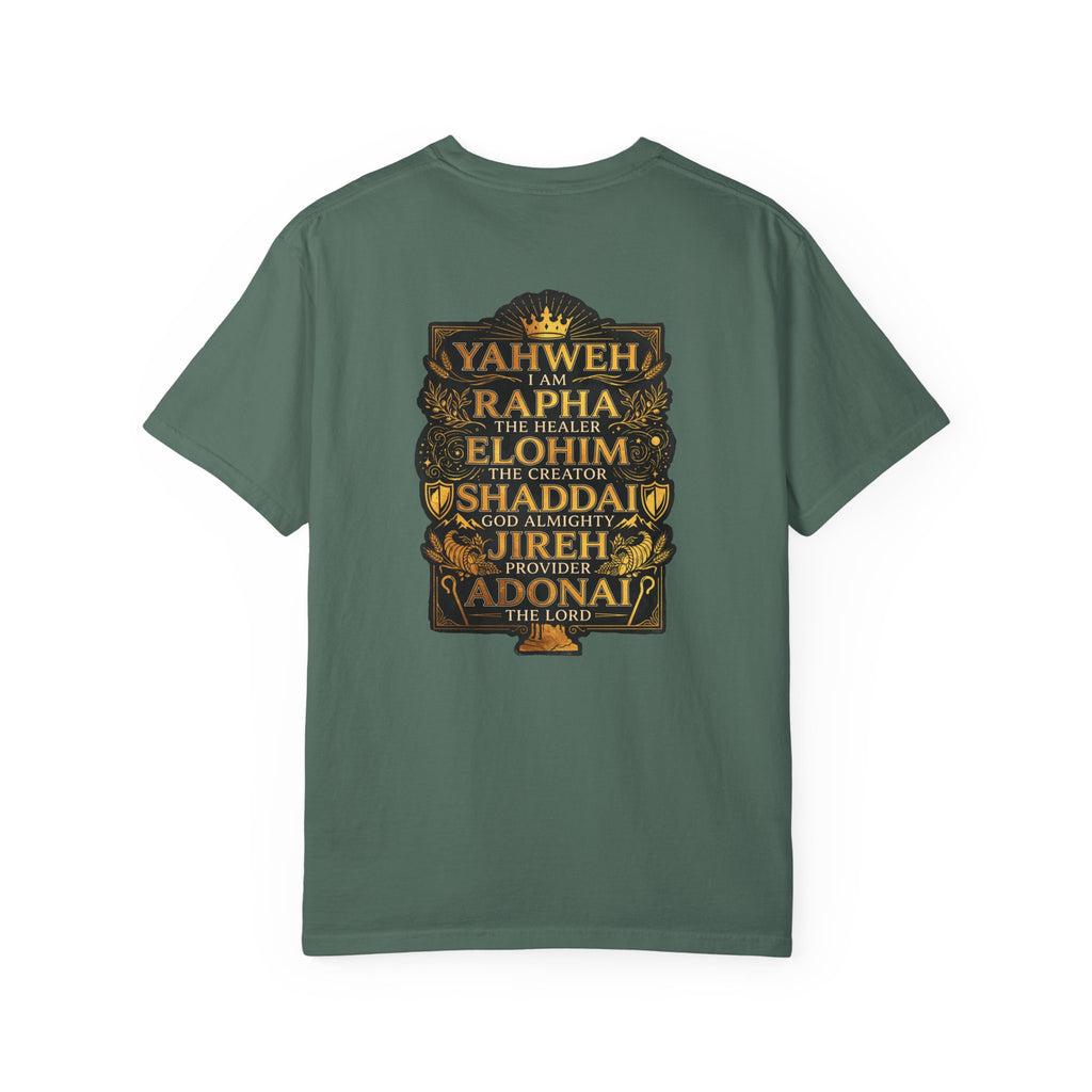 Faith Names T-Shirt — Yahweh I Am Back Graphic Tee