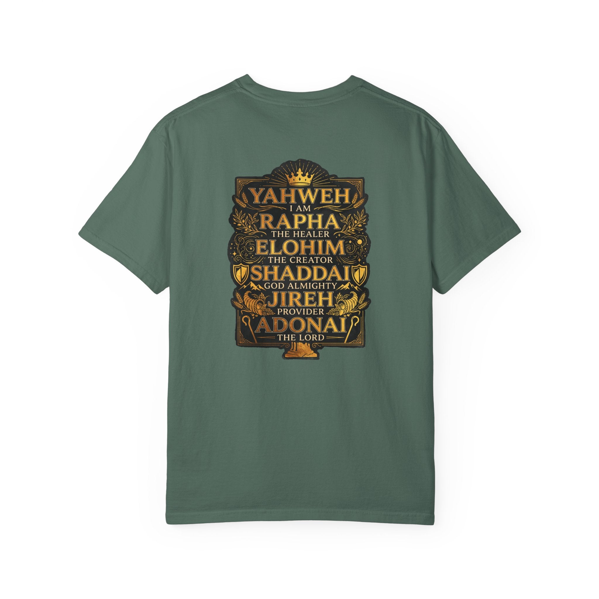 Faith Names T-Shirt — Yahweh I Am Back Graphic Tee