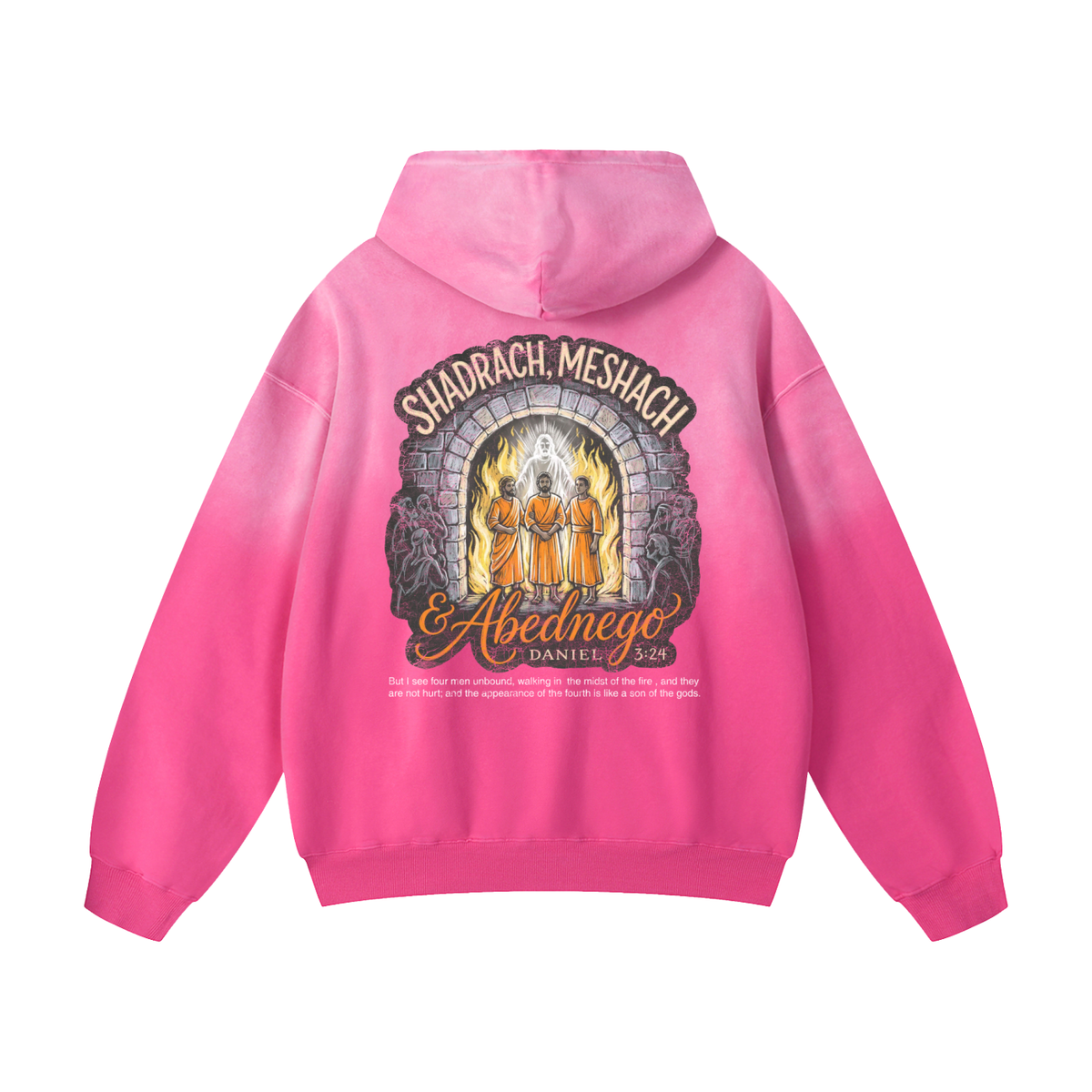 Shadrach Meshach and Abednego Heavyweight Sunfade Oversized Hoodie