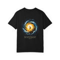 Christian T‑Shirt — Small Chest Cross & 'Quiet Be Still' Scripture Back Design