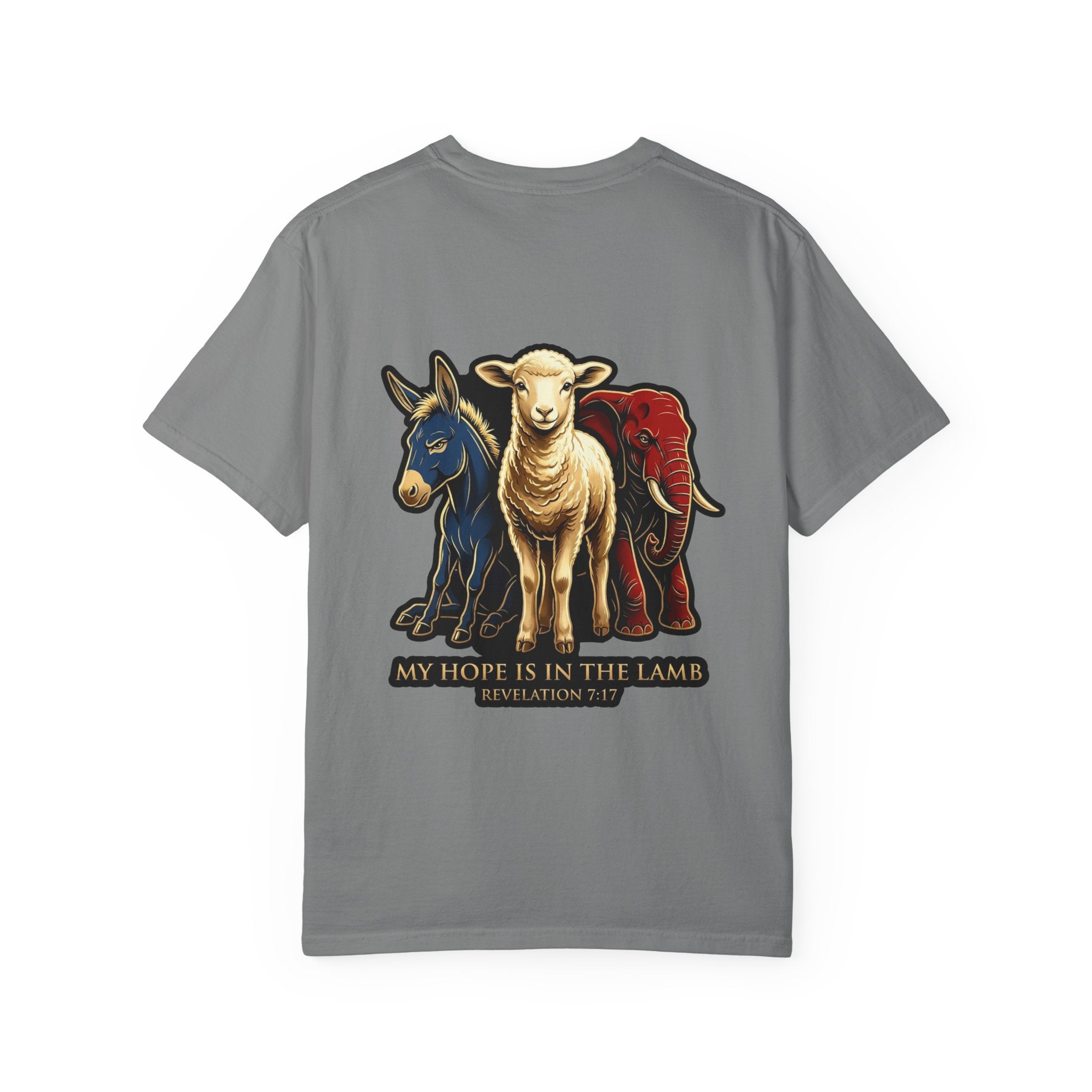 Christian Lamb Tee — "My Hope Is In The Lamb" Graphic T-Shirt